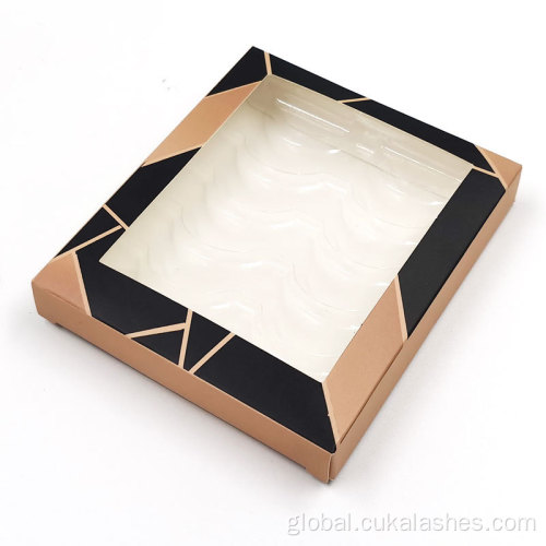 Paper Eyelash Box 5 pairs lash box with tray eyelash case Supplier